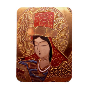 Elegant asiatisk dam magnet