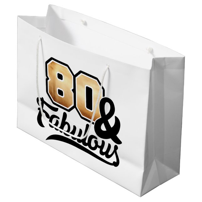 Elegant åttio fantastiska kvinnor på födelsedagen (Framsidan Vinklad)