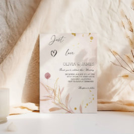 Elegant Autumn Botanical Luxury Wedding Party Inbjudningar