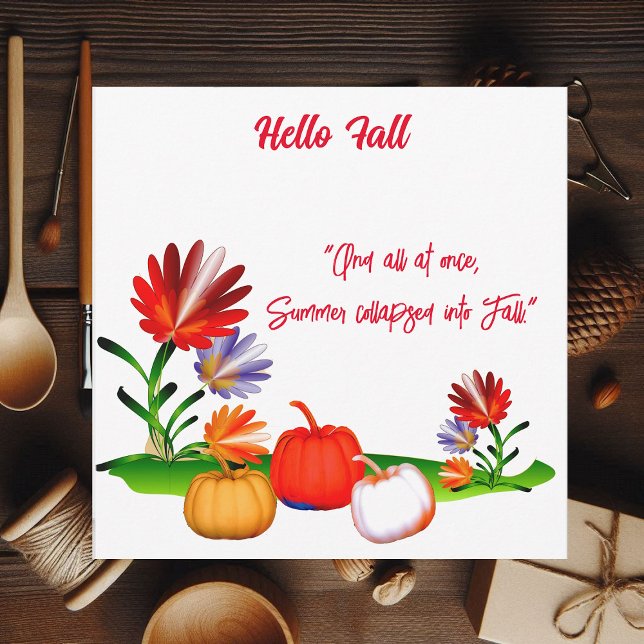 Elegant Autumn Foliage Höst färger Pumpkin Bright Inbjudningar (Elegant Autumn Foliage Fall Colors Pumpkin Bright Invitation)