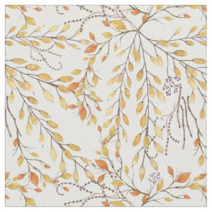Elegant Autumn Foliage Mönster Tyg