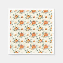 Elegant Autumn Pumpkin och Eucalyptus Watercolor