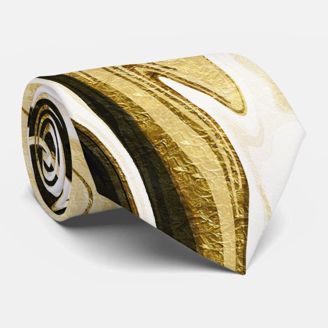 elegant av abstrakt, återgivning av digitalvätske- slips (Rullad)