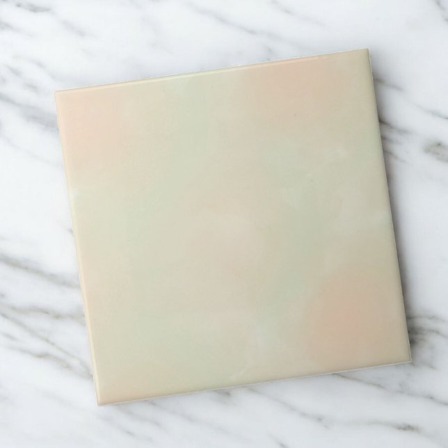 Elegant av Abstrakten  för vattenfärg i grönt Kakelplatta (Skapare uppladdad)