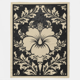 elegant av elegant beige och svart dämpare fleecefilt