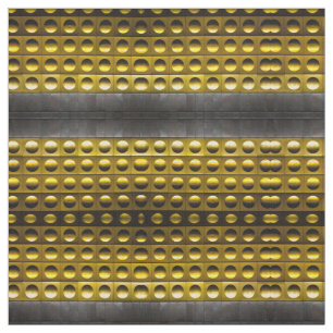 Elegant av Geometriska orber i abstrakt Guld Black Tyg
