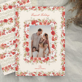 elegant av julfoto ram julkort
