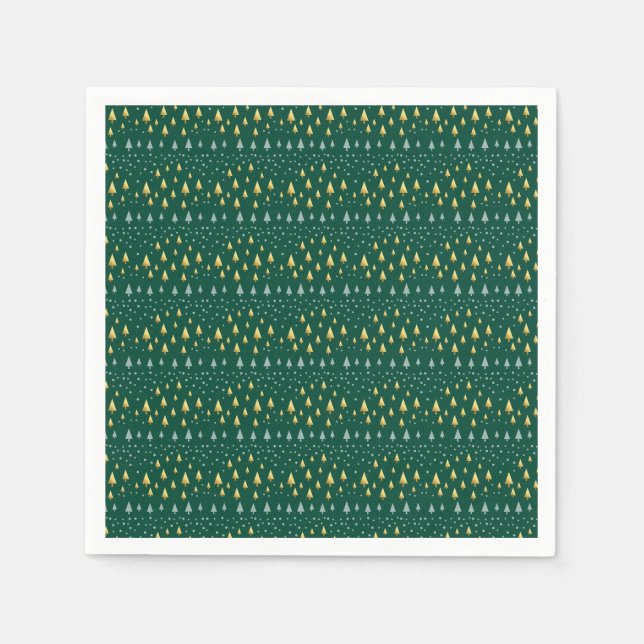 Elegant av julklapp pappersservett (Framsidan)