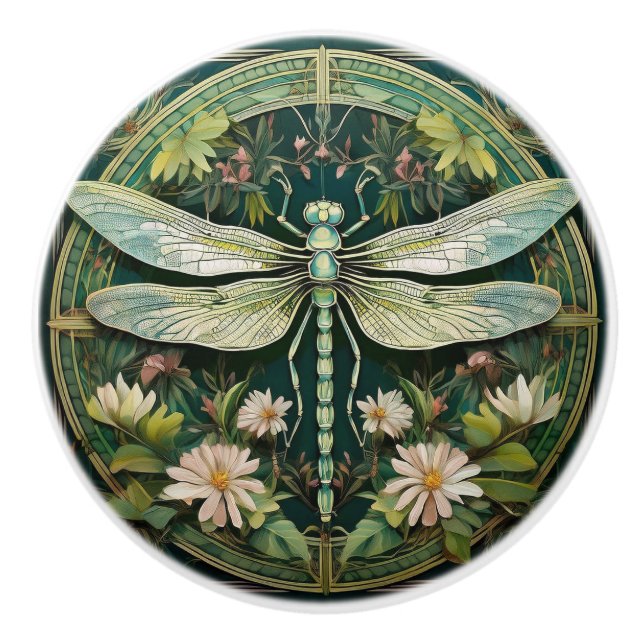 Elegant av keramiska knop knopp (Framsidan)