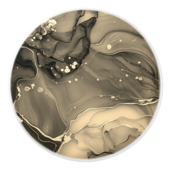 Elegant av keramiska knop knopp (Framsidan)