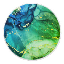 Elegant av keramiska knop