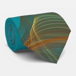 Elegant av klassisk Abstrakt, Aqua/Teal Fractal Ne Slips