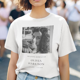 Elegant av minnesminne i Loving Memory T Shirt