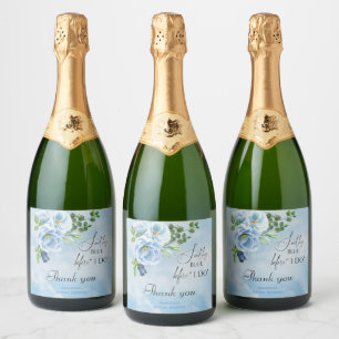 Elegant av något blått Blommigt Möhippa Gift