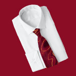Elegant av rödmarmor och Guld-marmor Slips<br><div class="desc">En modern och elegant Neck Tie med röd och guld Agate Marble Decor. En underbar presentidé för honom.</div>