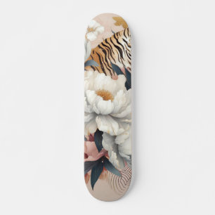 elegant av rustik vintage för blommigt mini skateboard bräda 18,5 cm