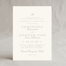 Elegant av Sage Grönt Calligraphy Forme Bröllop