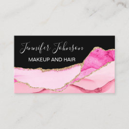 elegant av typografi av ro kvartz-agate visitkort