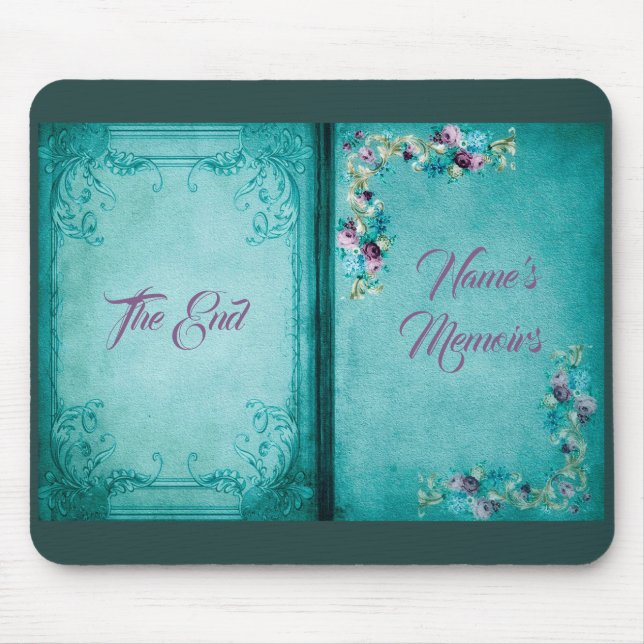 Elegant av Victorian blommigt ro blommor Musmatta (Framsidan)