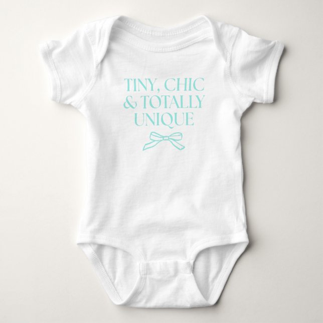 Elegant Baby & Co Teal Baby Shower T Shirt (Framsida)