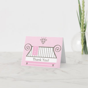 Elegant Baby Crime Shower Tackkort Card