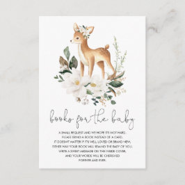 Elegant Baby Hjort Magnolia Blommigt Ta med Bok Tilläggskort