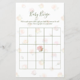 Elegant Baby i Bingo-spel för babybabyskor
