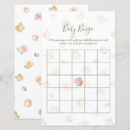 Elegant Baby i Bingo-spel för babybabyskor
