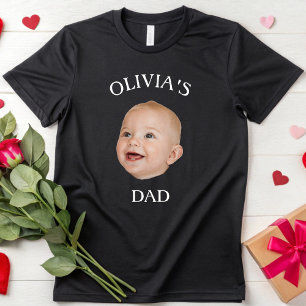Elegant Baby Personlig Child Photo Mamma Pappa T Shirt