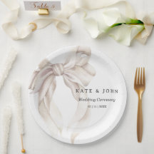 Elegant Båge Bröllop Klassisk Minimalistisk Modern
