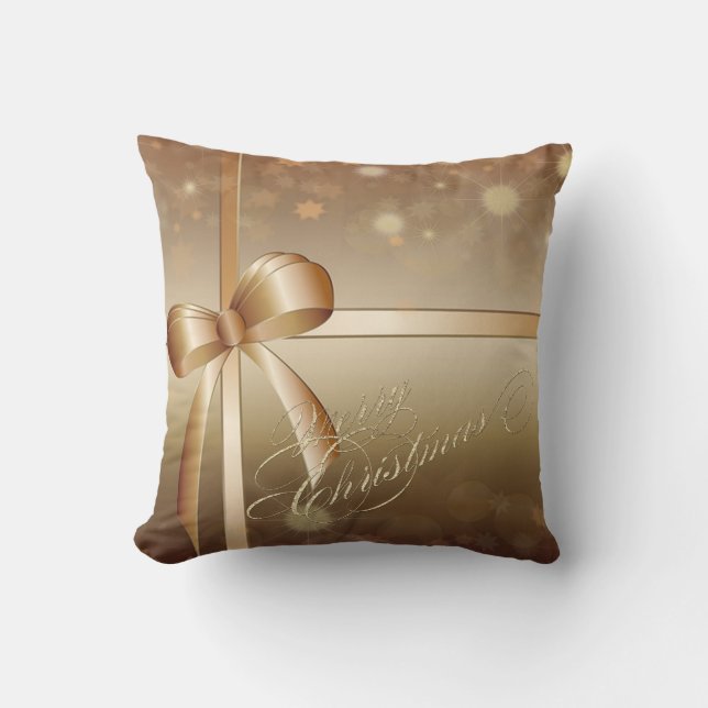 Elegant båge , God Jul Kudde (Framsida)