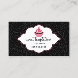 Elegant bagerimuffin visitkort