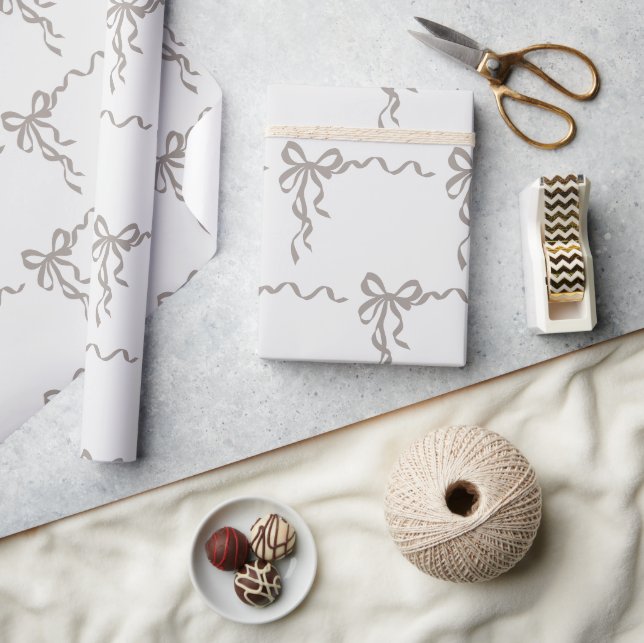 Elegant bågmönster presentpapper (Hantverk)
