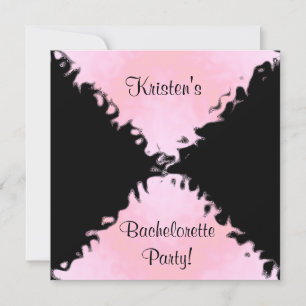ELEGANT BAHELORETTE PARTY INVITATIONS INBJUDNINGAR
