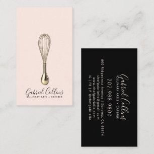 Elegant Baker Bakers Visp Visitkort
