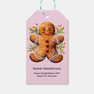 Elegant Bakery Product Julafton Promo hängning Mär Presentetikett