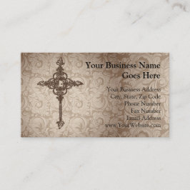 Elegant bakgrund för rullakristenkor w/Swirl Visitkort