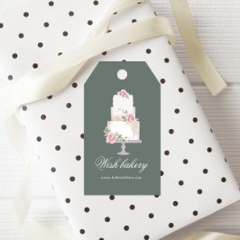 Elegant - bakverk i tre skikt presentetikett