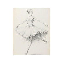 Elegant balett Metal Print