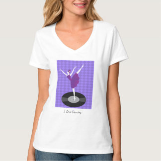 Elegant Ballerina Dance T-Shirt - I Kärlek Dancing