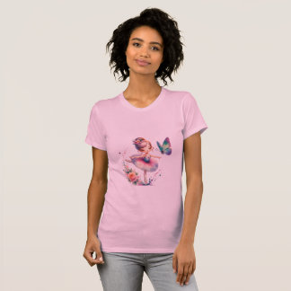 Elegant Ballerina fjärilar hirt for Women T Shirt