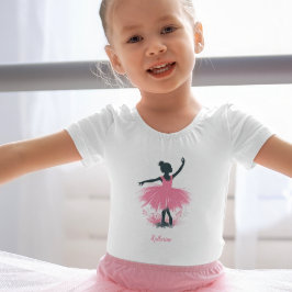 Elegant Ballerina Silhouette Ballet T Shirt