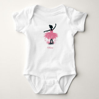 Elegant Ballerina Silhouette Ballet T Shirt