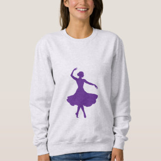 Elegant ballerinasilhuett balettdansare t shirt