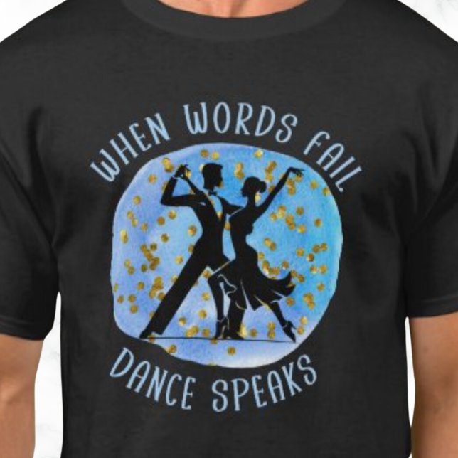 ELEGANT BALLROOM DANCING GRAPHIC T SHIRT (ELEGANT BALLROOM DANCING T SHIRT. BEAUTIFUL DESIGN. UNISEX.)