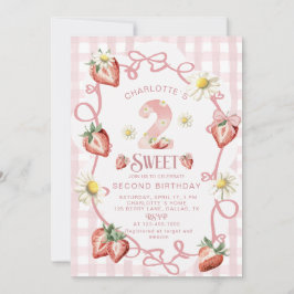 Elegant: Bandkort för jordgubbsjordgubben biFlat H Julkort