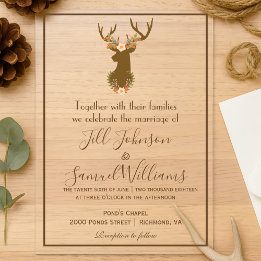 Elegant Barn inspirerad av Blommigt Antler Motive