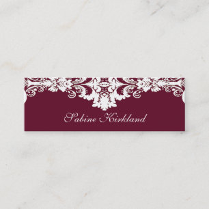 Elegant barock visitkort