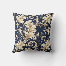 Elegant Baroque and Damask Decor: Vintage Ornate Kudde