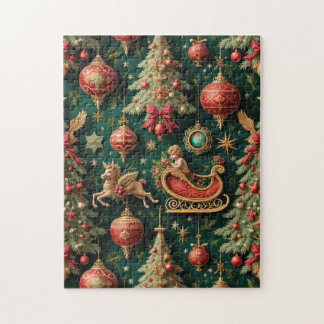 Elegant Baroque-julpussel Pussel